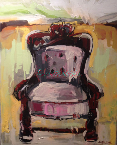 Grandpas-Chair-40-x40-industrial-acrylic-and-charcoal-2014